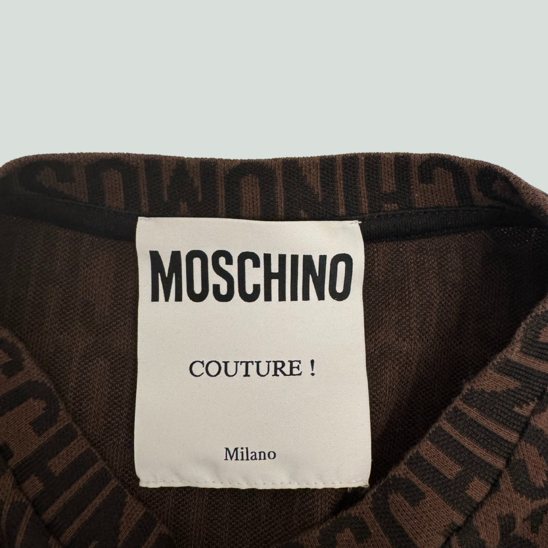 Moschino Brown T-Shirt with Monogram