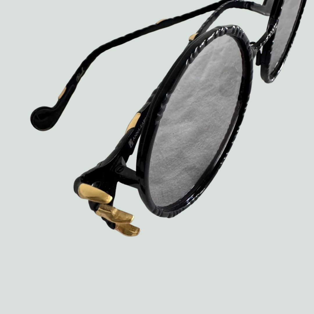 Anna-Karin Karlsson “Claw” Sunglasses – Black & Gold