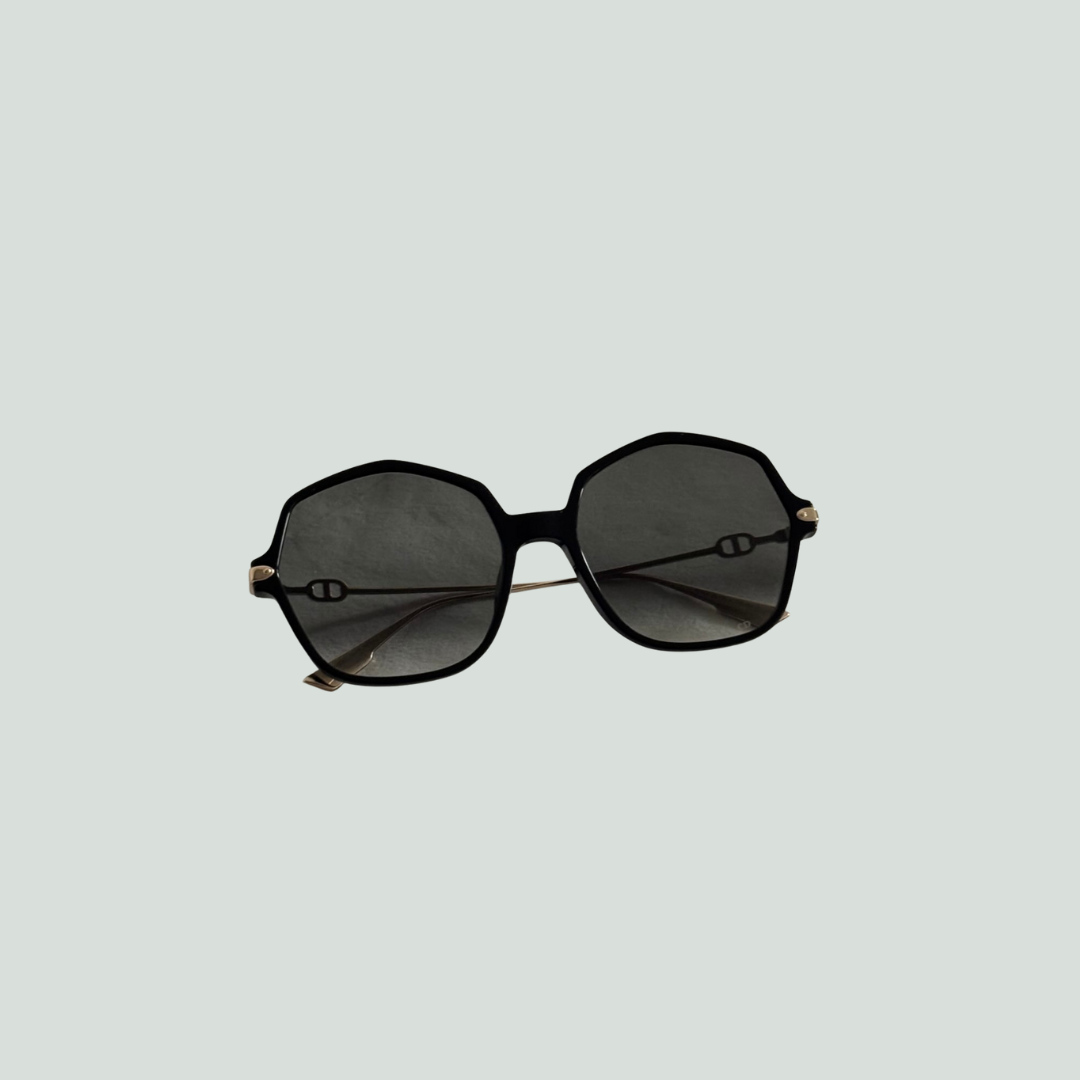 Christian Dior Oversized Sunglasses – Black Acetate