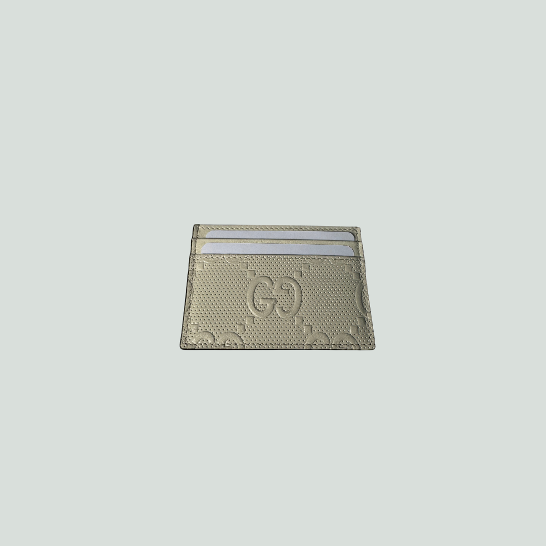 Gucci GG Card Holder – Beige