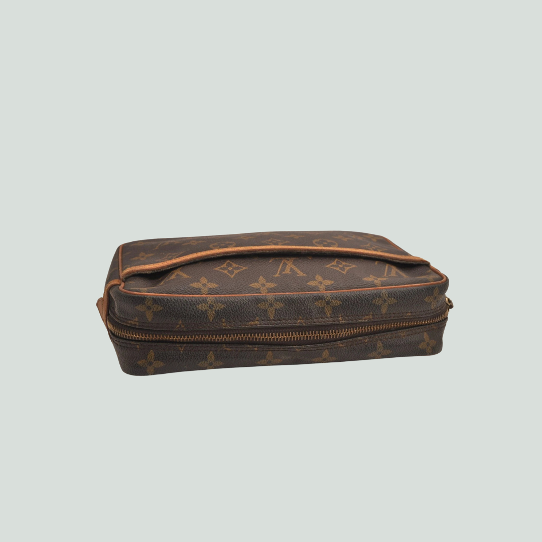 Louis Vuitton Monogram Compiegne 23 Clutch Hand Bag