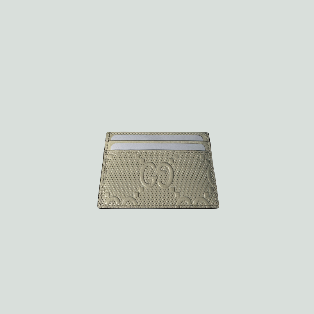 Gucci GG Card Holder – Beige
