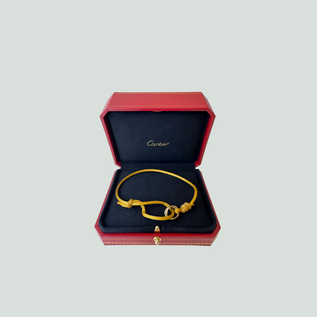 Cartier Trinity Cord Bracelet 18k Gold