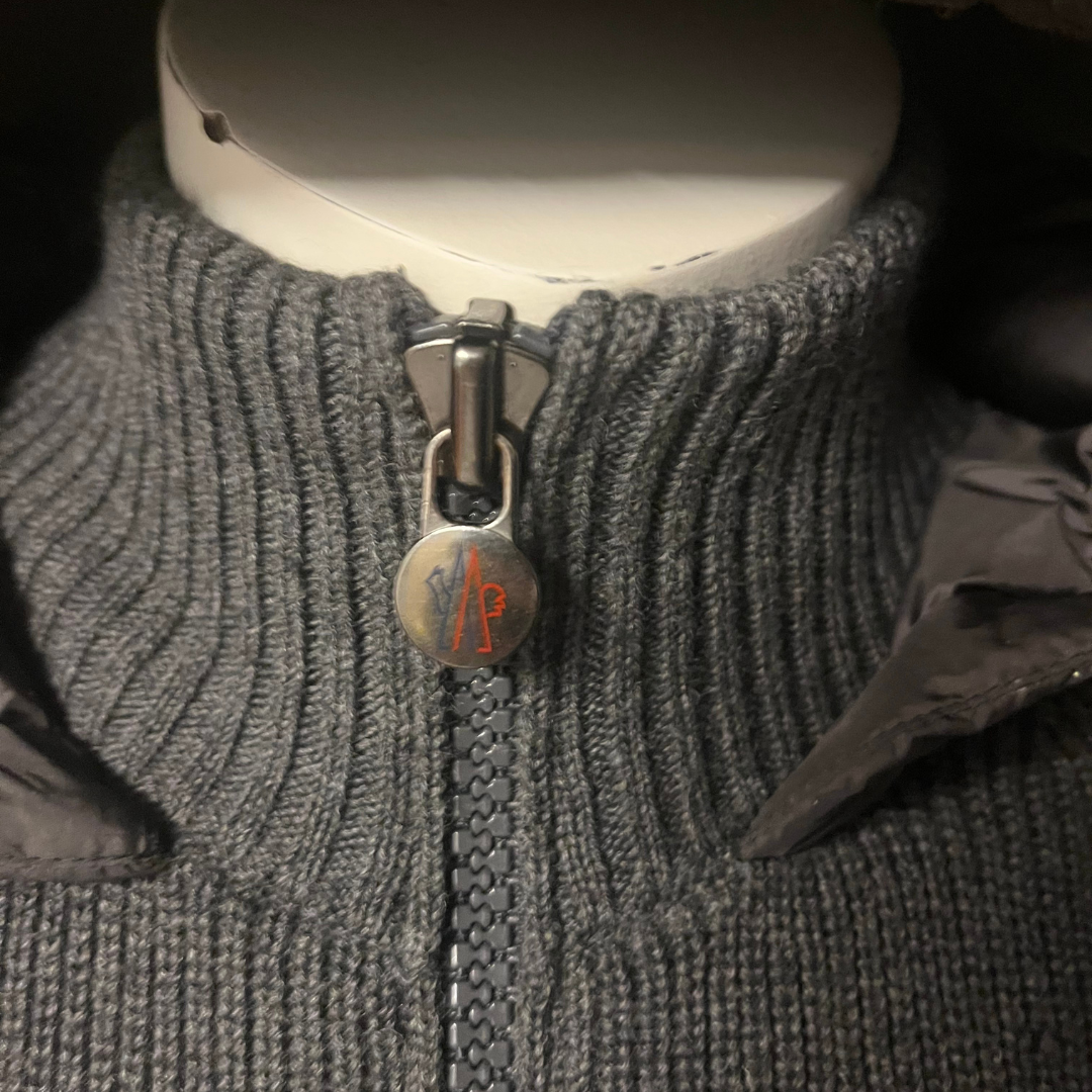 Moncler Cardigan Grey Size XL