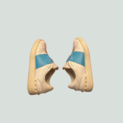 Valentino Open Sneakers Blue/White Size 38.5