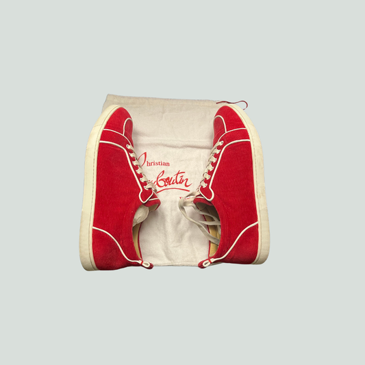 Christian Louboutin Sneakers Red/White Size 42