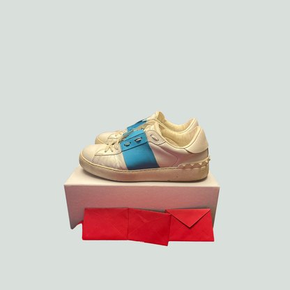 Valentino Open Sneakers Blue/White Size 38.5
