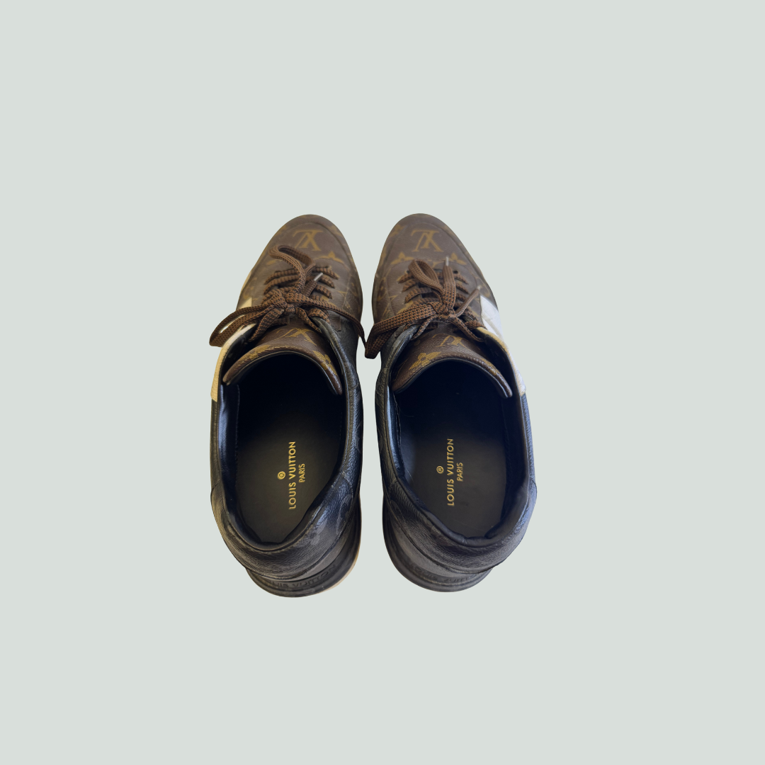 Louis Vuitton Run Away Monogram Sneakers – Brown/White Gradient