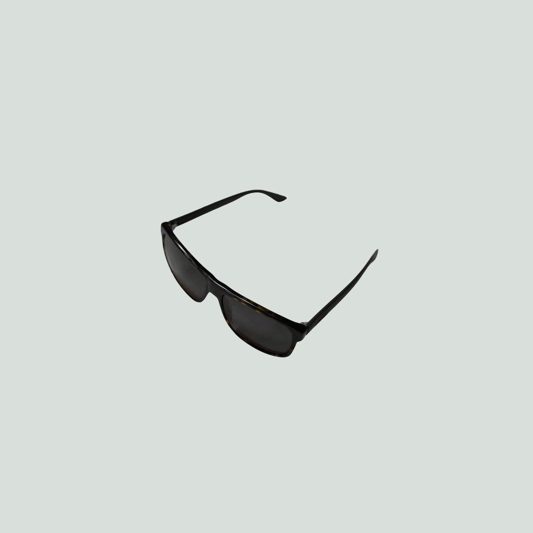 Gucci Rectangular Tortoise Shell Sunglasses