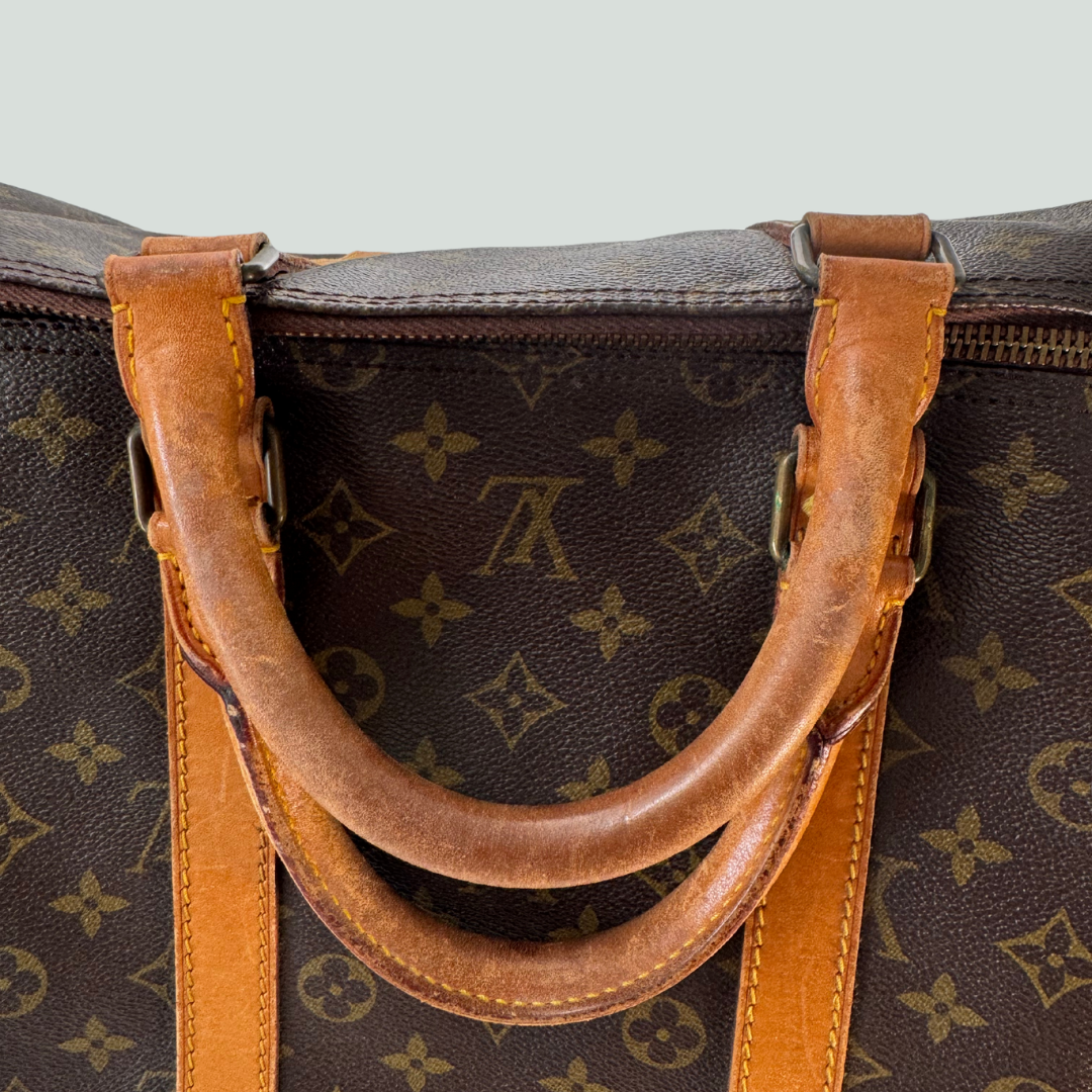 Louis Vuitton Monogram Keepall 55 Boston Bag