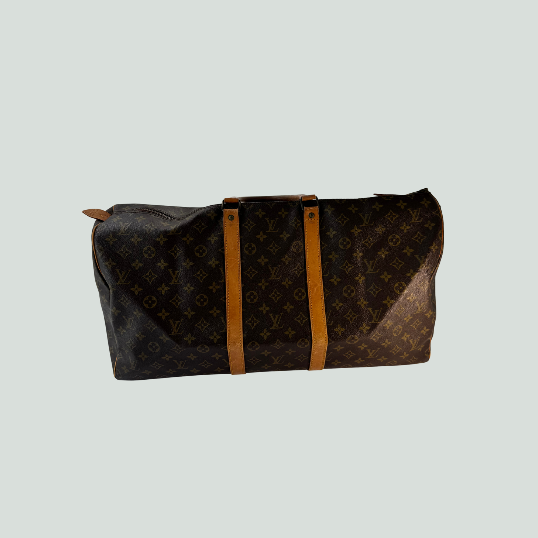 Louis Vuitton Monogram Keepall 55 Boston Bag