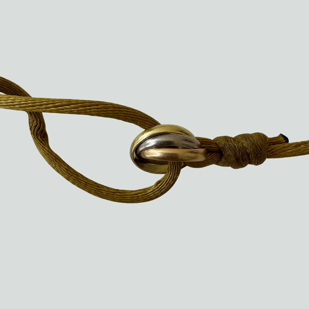 Cartier Trinity Cord Bracelet 18k Gold