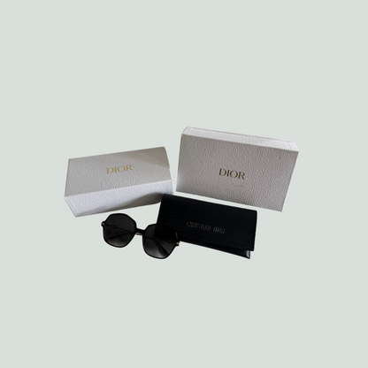 Christian Dior Oversized Sunglasses – Black Acetate