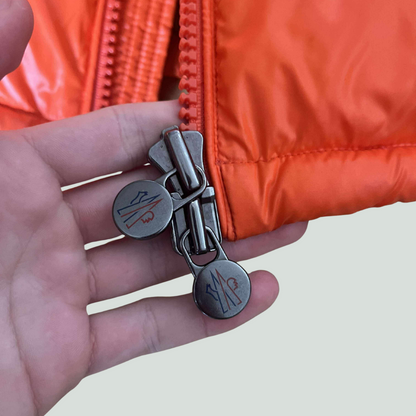 Moncler Maya Down Jacket – Bright Orange – Size 3 (L)