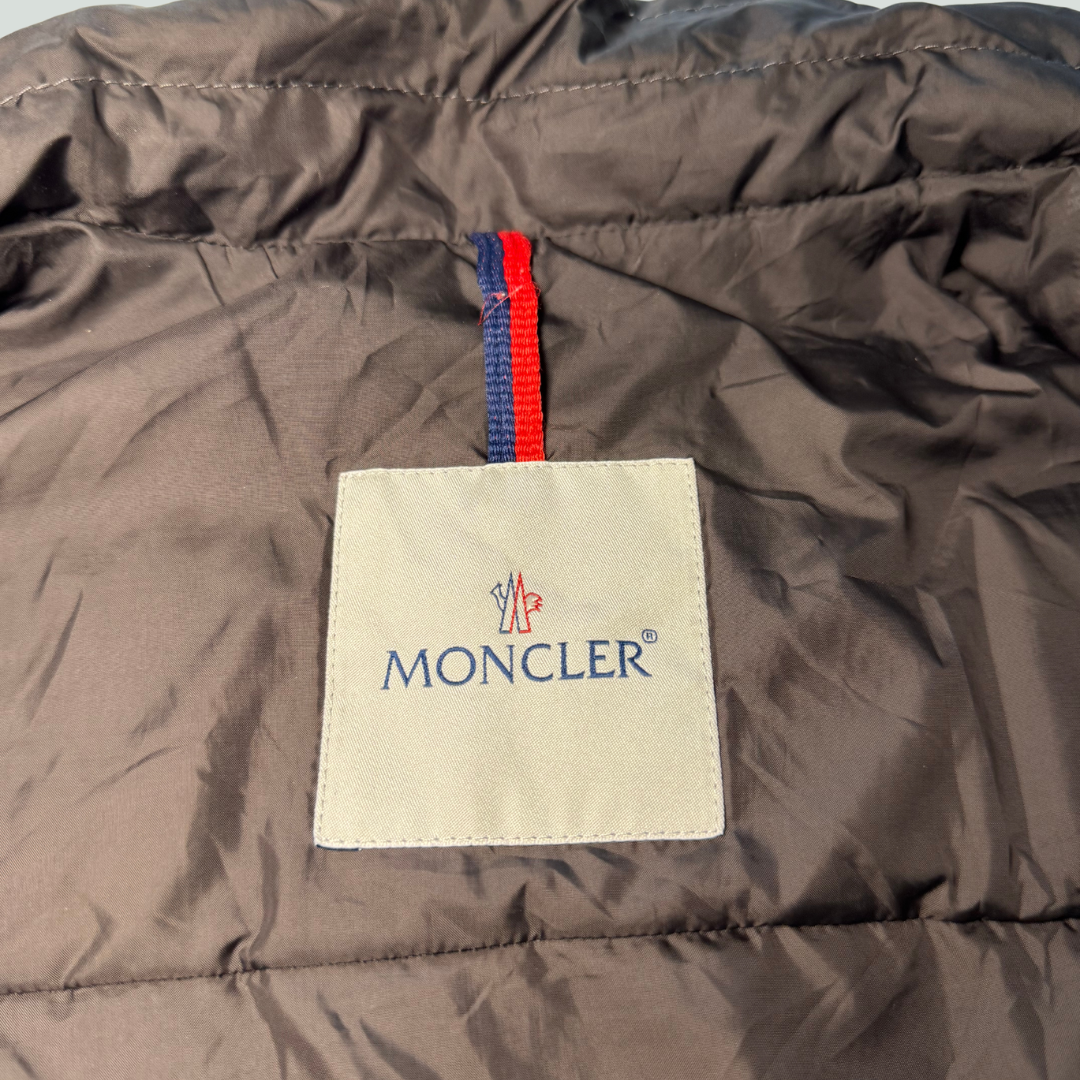 Moncler Dupres Down Vest Size 1 – Black/Brown