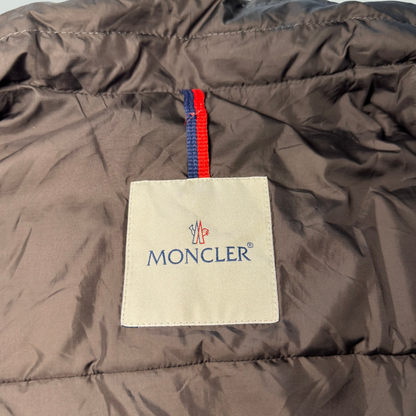 Moncler Dupres Down Vest Size 1 – Black/Brown