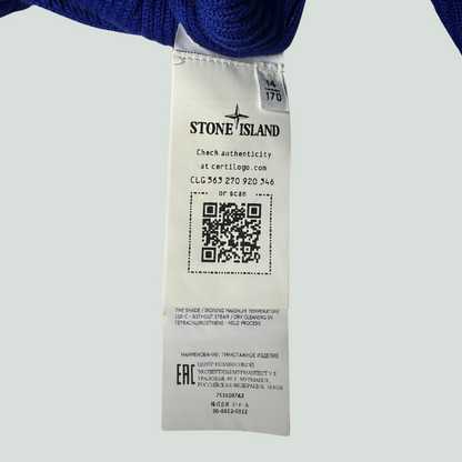 Stone Island Junior Wool Knit Sweater Size 14 (170 cm)