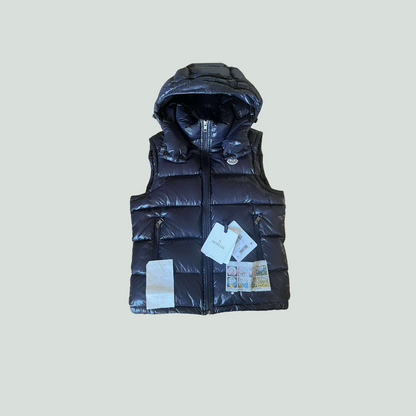 Moncler Lacet Down Vest Navy – Size 1 (S)