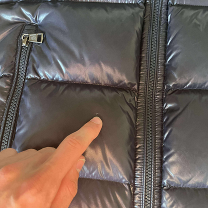Moncler Lacet Down Vest Navy – Size 1 (S)