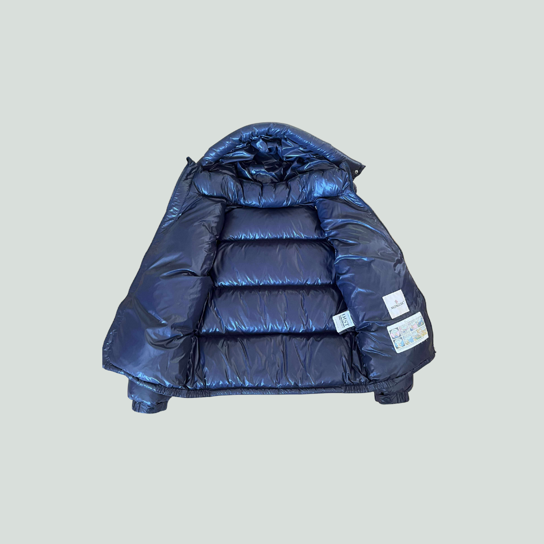 Moncler Montbeliard Down Jacket Navy – Size 164 (Fits S)