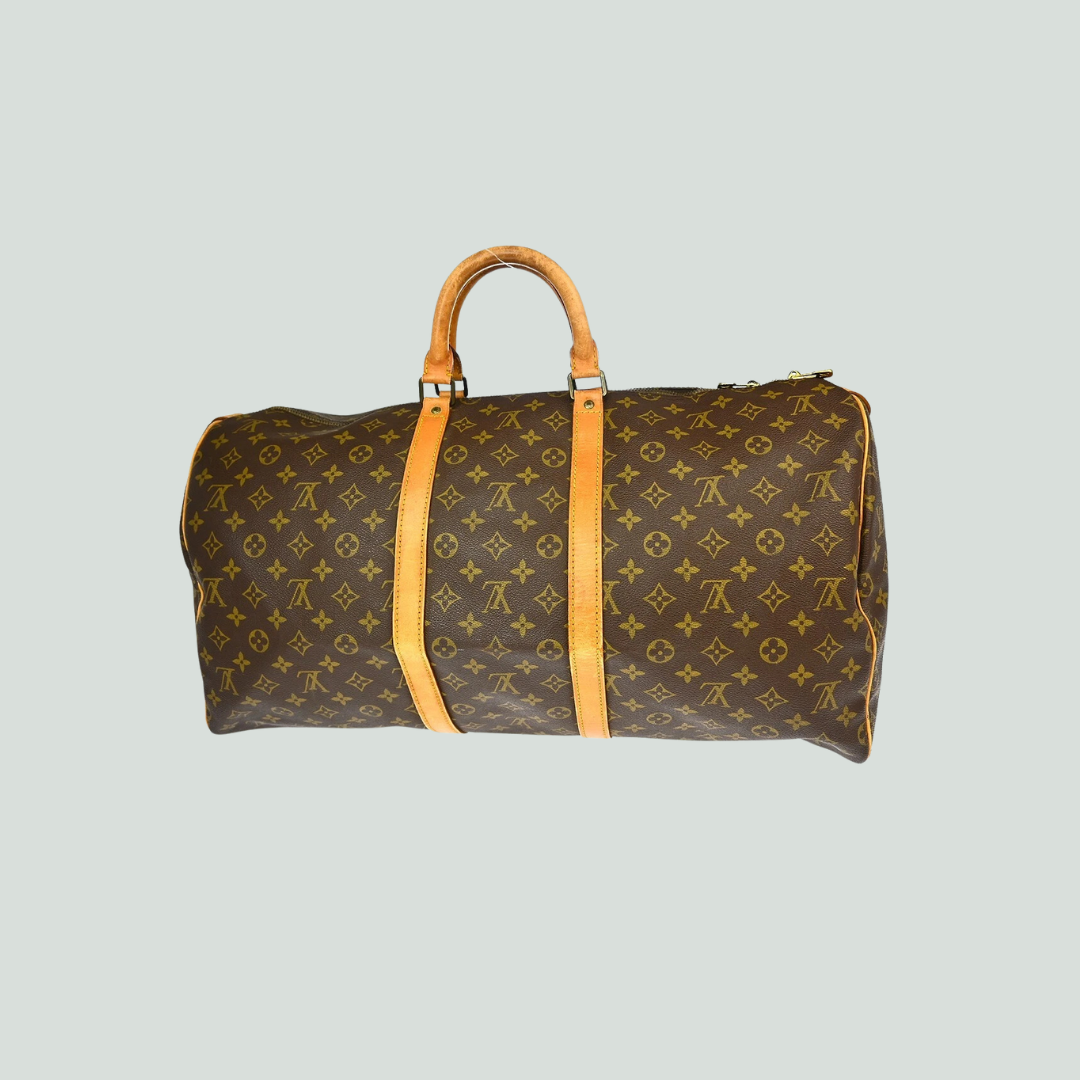 Louis Vuitton Keepall 55 Monogram Travel Bag