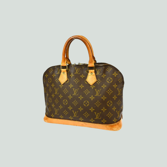 Louis Vuitton Alma Monogram Canvas Handbag