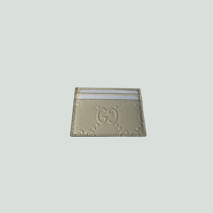 Gucci GG Card Holder – Beige