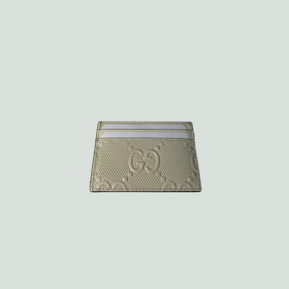 Gucci GG Card Holder – Beige