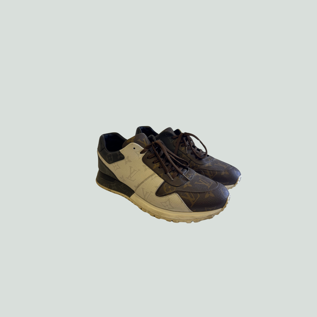 Louis Vuitton Run Away Monogram Sneakers – Brown/White Gradient