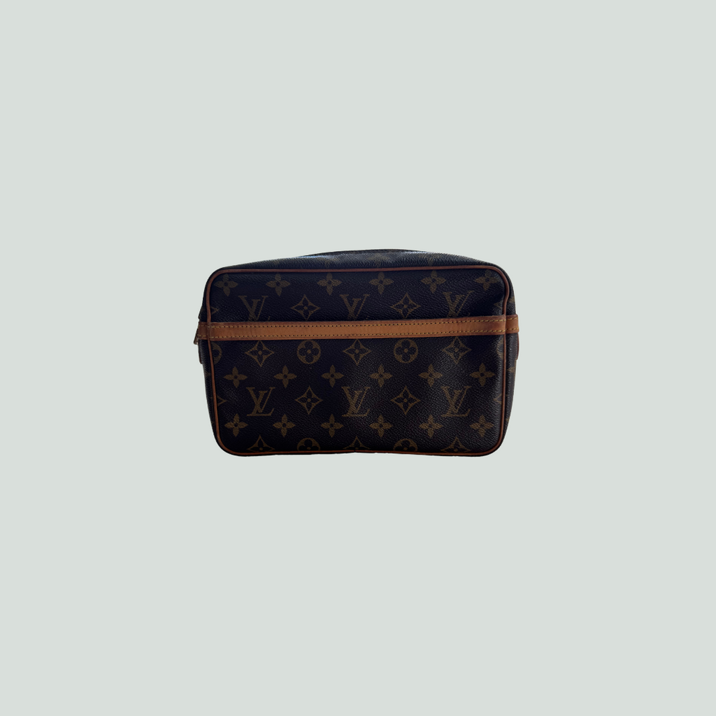 Louis Vuitton Monogram Compiegne 23 Clutch Hand Bag