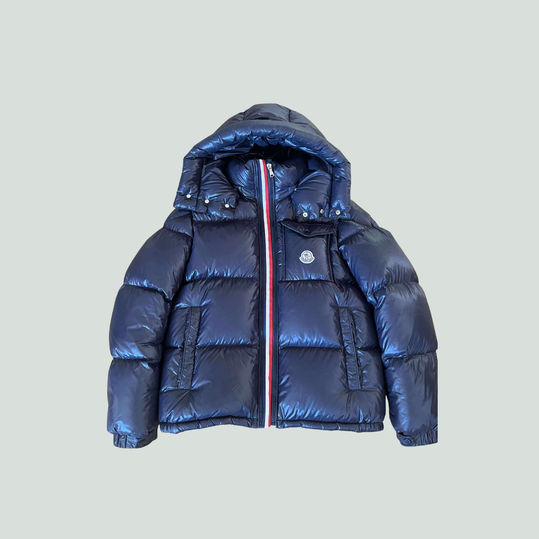 Moncler Montbeliard Down Jacket Navy – Size 164 (Fits S)