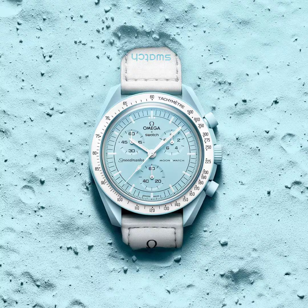 時計 OMEGA MOONSWATCH MISSION TO URANUS Omega X Swatch MoonSwatch Mission to Uranus - YouTube